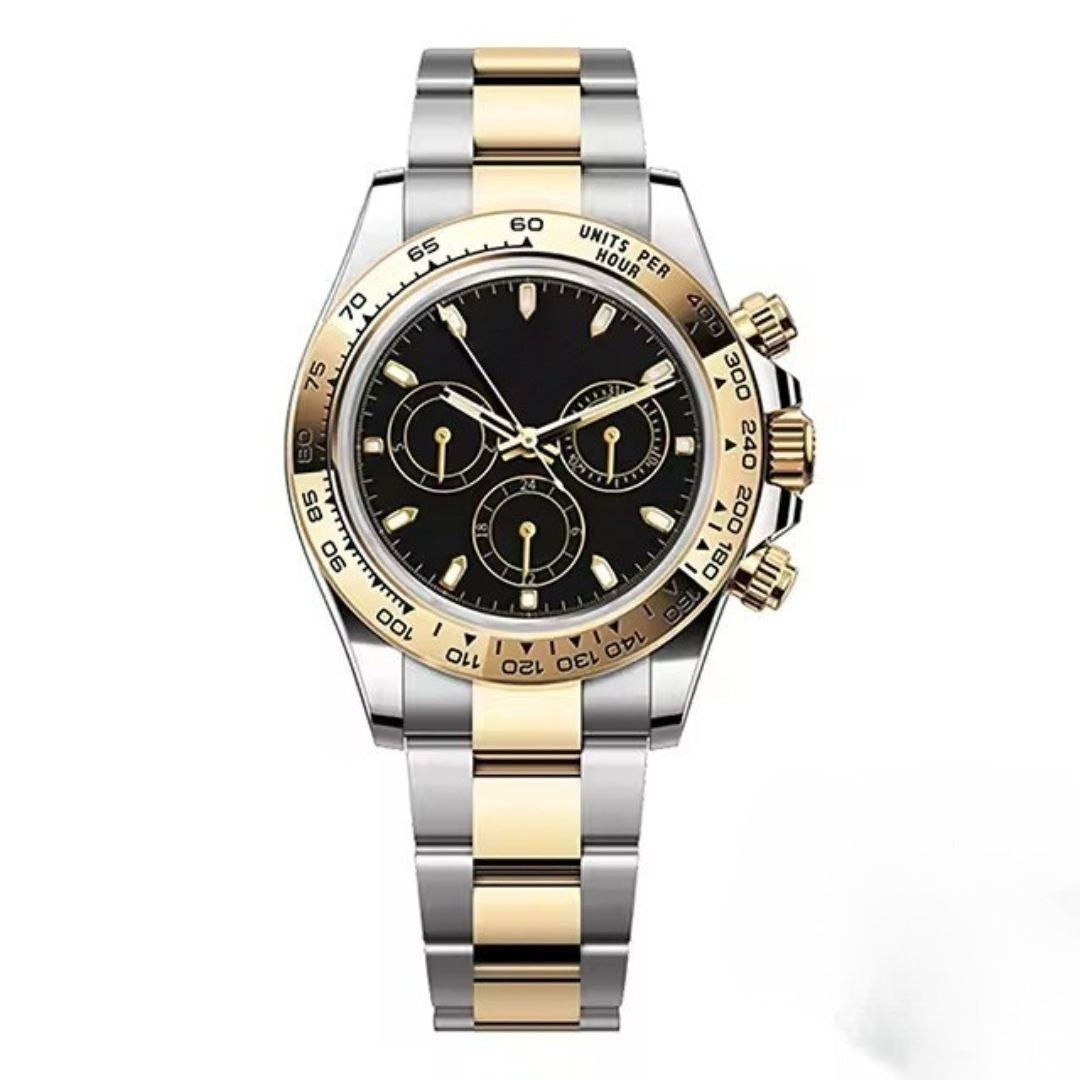 Oyster Bracelet Model | Black Dial Two Tone