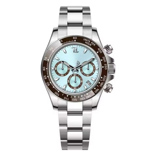 Oyster Bracelet Model | Silver Blue