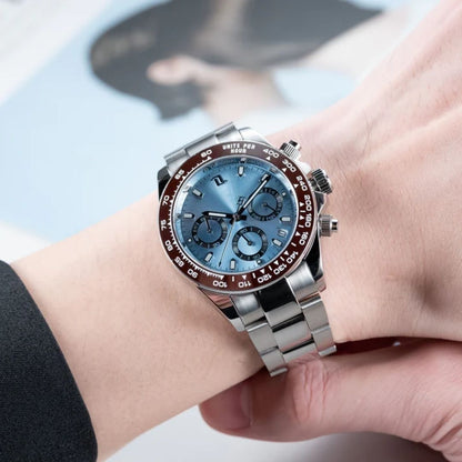 Oyster Bracelet Model | Silver Blue