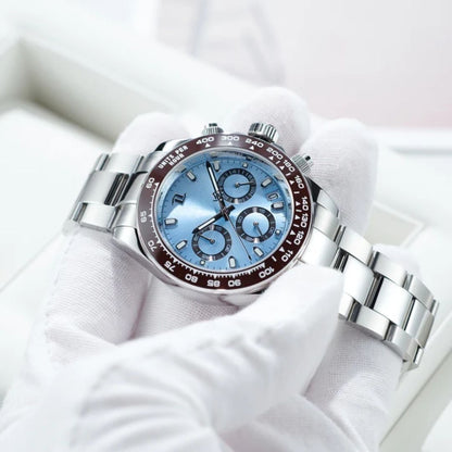 Oyster Bracelet Model | Silver Blue